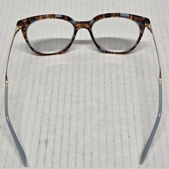 Prada Eyeglasses Frame VPR11T KJO-101 Women's Brown Blue Full Rim 51-17-140 - Picture 5 of 8